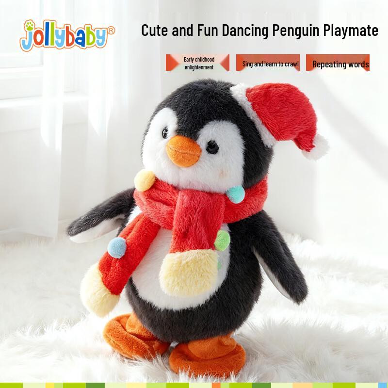 Jollybaby Electronic Plush Penguin Companion Toy