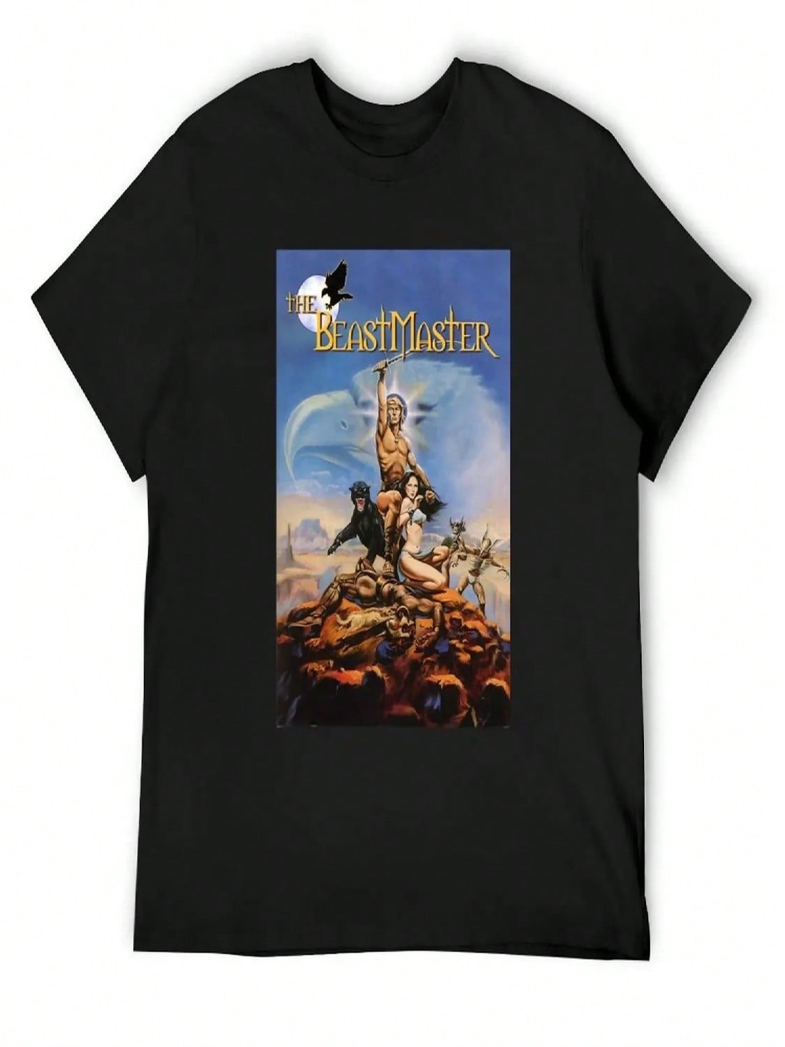 Gigantic Influences Of The Beastmaster T-Shirt Cute Tops Boys Animal Print unisex Clothings S разноцветный