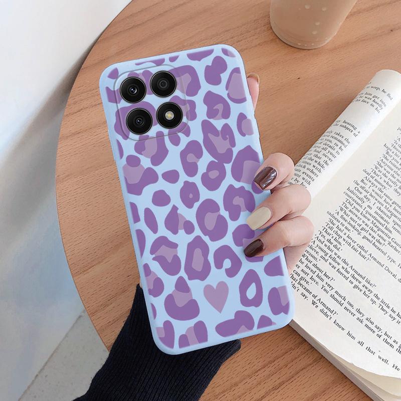 For Honor X6B 4G X8B 200 Smart X6 400 Pro Lite Phone Case Fashion Leopard Print Back Cover Soft Silicone Shockproof Funda Coque