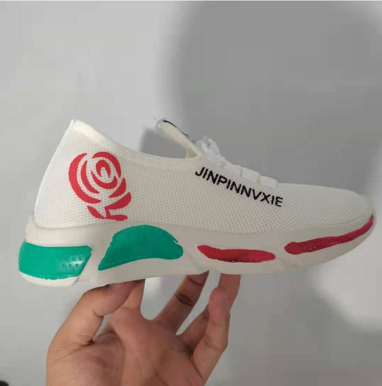 

Весенне-летние женские спортивные дышащие сетчатые повседневные спортивные туфли на платформе, обувь для ходьбы, удобные туфли на мягкой подошве на шнуровке 40