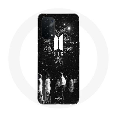 Coque - BTS - Oppo A54 5G - Souple - Noir - Signature Members