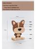 Solid Wood Cartoon Phone and Glasses Holder - Cute Desktop Stand and Ornament Gift for Friends