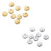 20 50pcs/bag Gold Square Stainless Steel Tail Chain Extension Pendants Lobster Clasps Connectors Charms For DIY Jewerly Making