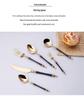 304 Stainless Steel Western Cutlery Set: Knife, Fork, Spoon, Coffee Spoon, Roman Column Design, European Style, 4-Piece