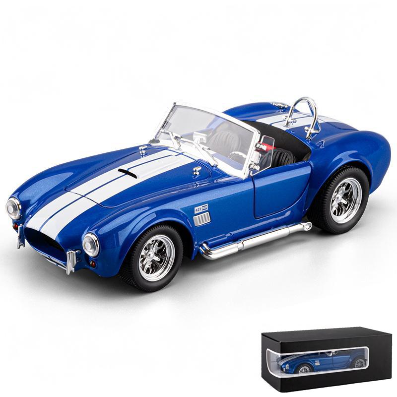 1:24 Ford Shelby Cobra 427 Roadster 1965 S/C Legierung Metall Druckguss Modellauto Sammlung & Hobby Dekoration Display Ornamente Geschenke