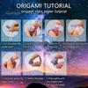 540 ks barevných papírových proužků origami hvězda Kutilské řemeslné výrobky Snadno skládací Oboustranný papír na origami zářivé barvy Dekorace Lucky Star