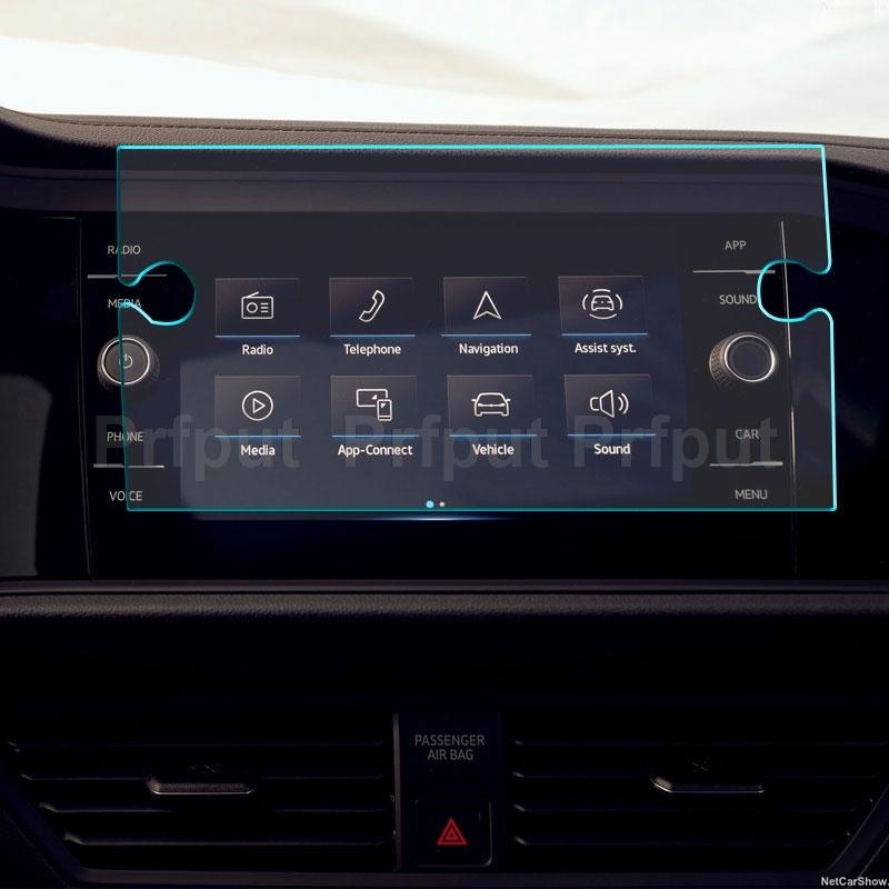 Car Navigtion Tempered Glass LCD Screen Protective Film Sticker Guard For Volkswagen Jetta SEL 2019 2020 2021 Dashboard