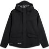 Veste coupe-vent à capuche ample imperméable pour homme BADFIVE Noir AFDU493-1