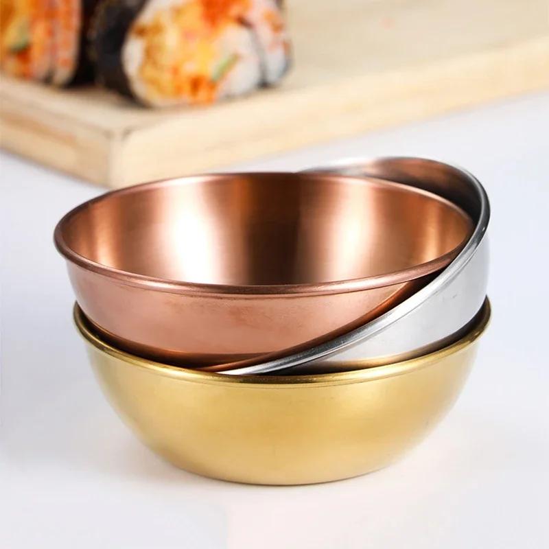 4pcs Sauce Dish Appetizer Serving Tray Round Small Sauce Dish Spice Plates Kitchen Dipping Sauce Dish Japanese Style Tableware
