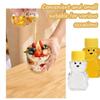 1/4Pcs Mini Bear Sauce Bottles Small Condiment Containers Portable Squeeze Bottle For Picnic Travel Kitchen Supplies Soy Sauce