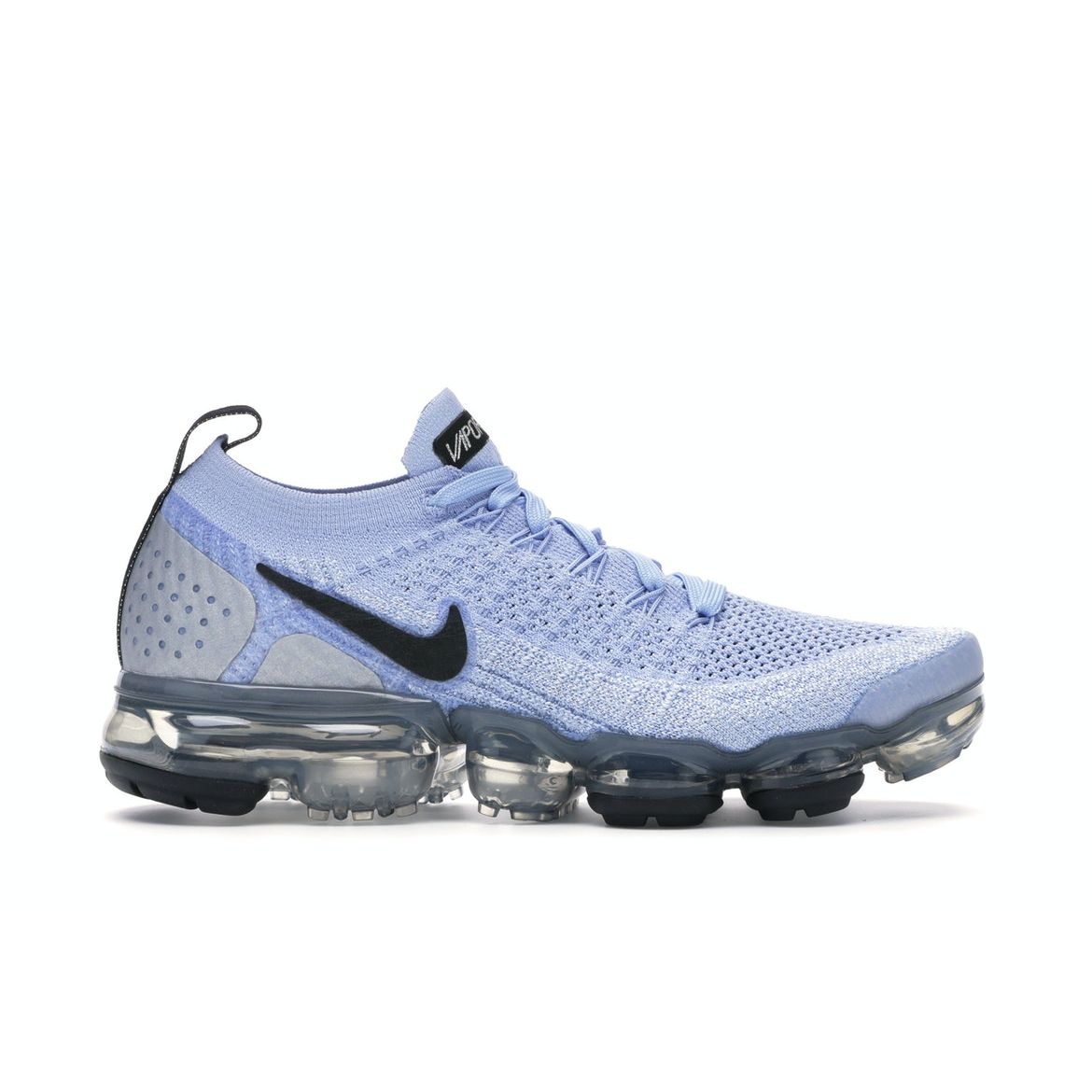 

Женские кроссовки Nike Air VaporMax Flyknit 2 Aluminium Blue Black-Metallic-Silver 942843-402