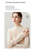 Lekasha Women's Cashmere Goat Wool Twelve-Needle Half-High Collar Sweater - Autumn/Winter Base Layer