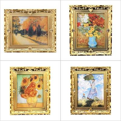 Simulation Furniture Model Resin Photo Frame Dollhouse Miniature Accessories Doll House Decoration