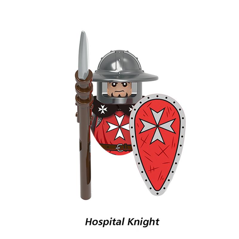 Mittelalterliches Drachenkönigreich Soldaten Held Ritter Bogenschütze Antike Militärfiguren Modellbausteine Kinderspielzeug Jungen Geschenke