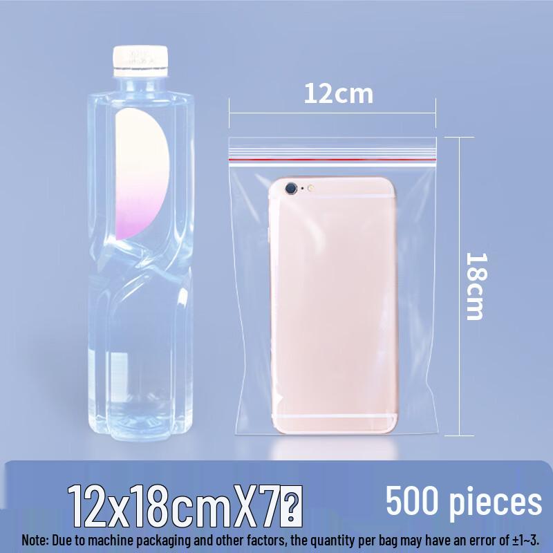 Lantua Thick Transparent Self-Sealing Food Storage Bags