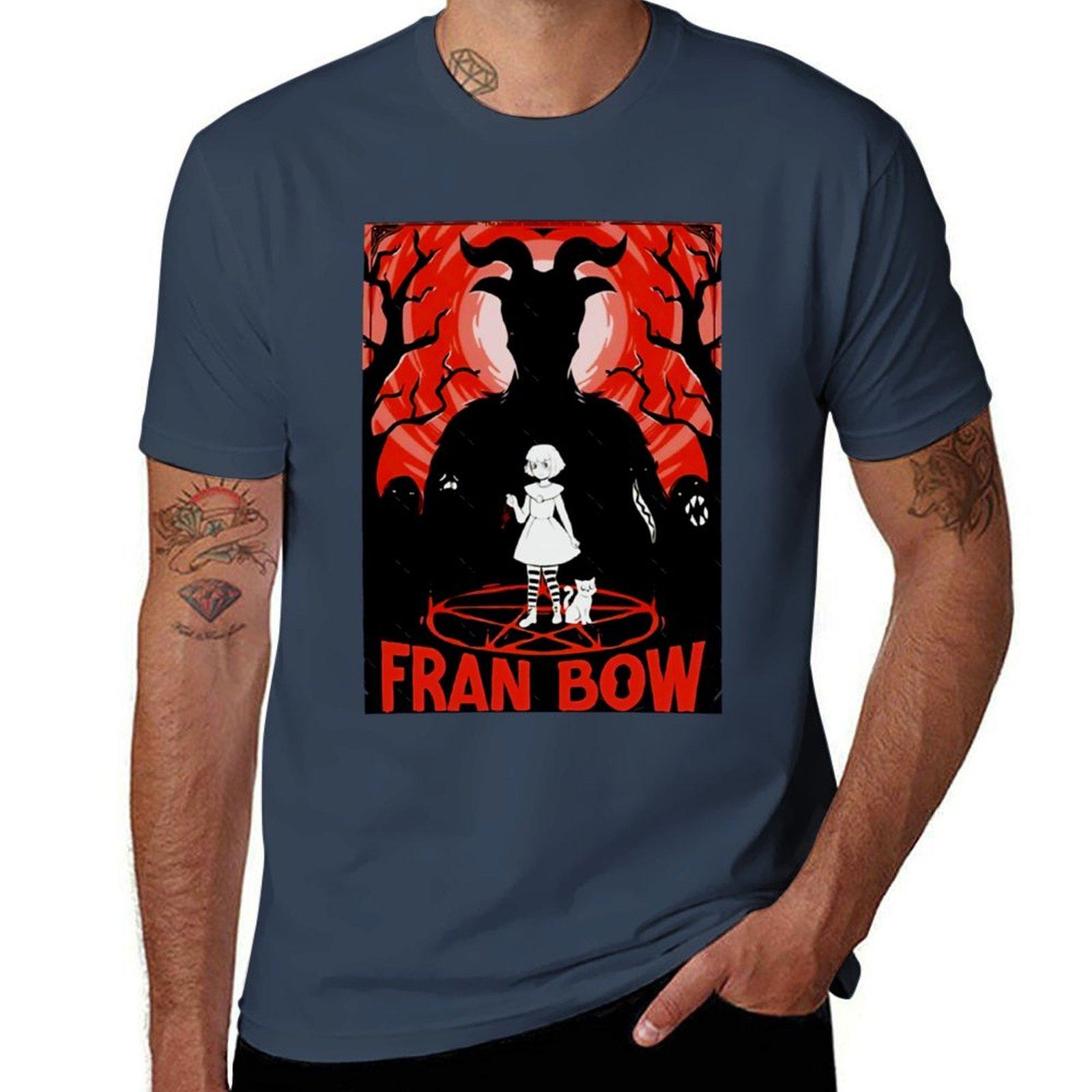 Fran Bow Fran Bow Fran Bow Футболка, персонализированные мужские футболки, хлопковые футболки для мужчин, 100% футболка S