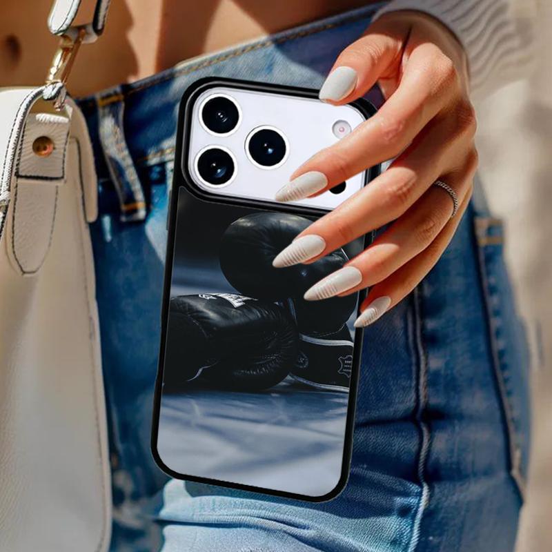 Boxing Gloves boxing King Phone Case For iPhone 17 Air 14 15 13 12 Max Cover For Apple 14 15 16 16e 11 Pro Max Plus Coque