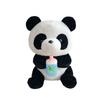 Plush Toy Giant Panda Holding Bottle Panda Doll Doll Children'S Birthday Temple Fair Gift