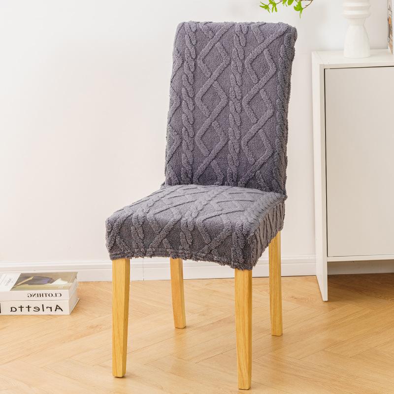 

Эластичный Универсальный Утолщенный Чехол для Обеденного Стула, Чехол для Табурета, Чехол для Сиденья Ресторана и Интегрированная Спинка Regular Size