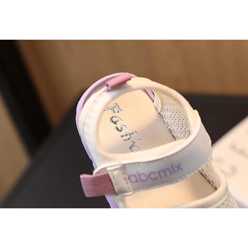 Summer Mesh Sandals for Girls Ergonomics Anti-slippery Infant Girl's Sandals Breathable Toddler Shoes for Summer Beach Shoes