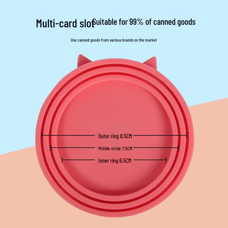 Silicone Pet Can Lids for Cat & Dog Food