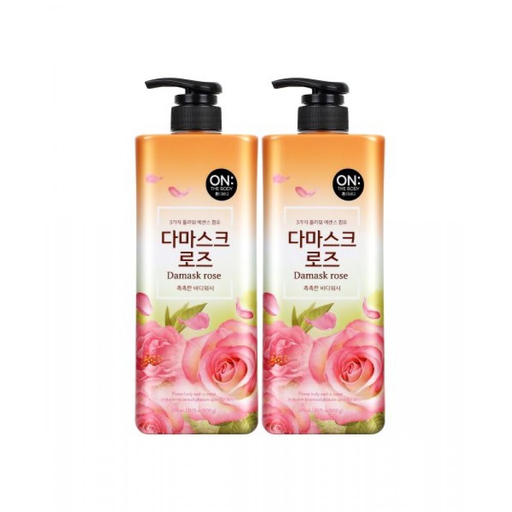 OntheBody Flower Damask Rose Body Wash 900g 2 NONE