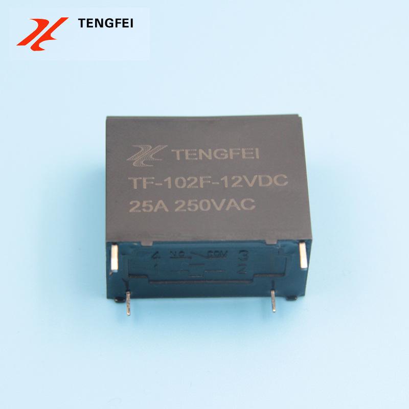 Tengfei 102F Universal High Power 4-Pin Electromagnetic Relay 12V/24V