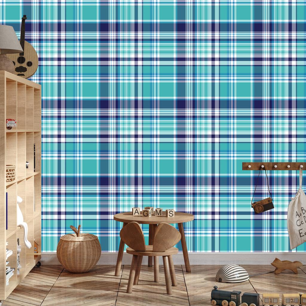 Geometric and Modern Checkered Wallpaper for Living Room and Bedroom 50x1000