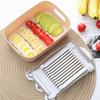 Luncheon Meat Fruit Cheese Egg Salad ABS Stainless Easy To Multifunctional Kitchen Home and Commercial White Slicer, Cutter, Slicer, Cutter, Tool,