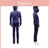 Costume Roblox Doors Seek And Figure in Materiale di Seta Lattiginosa per Cosplay di Halloween