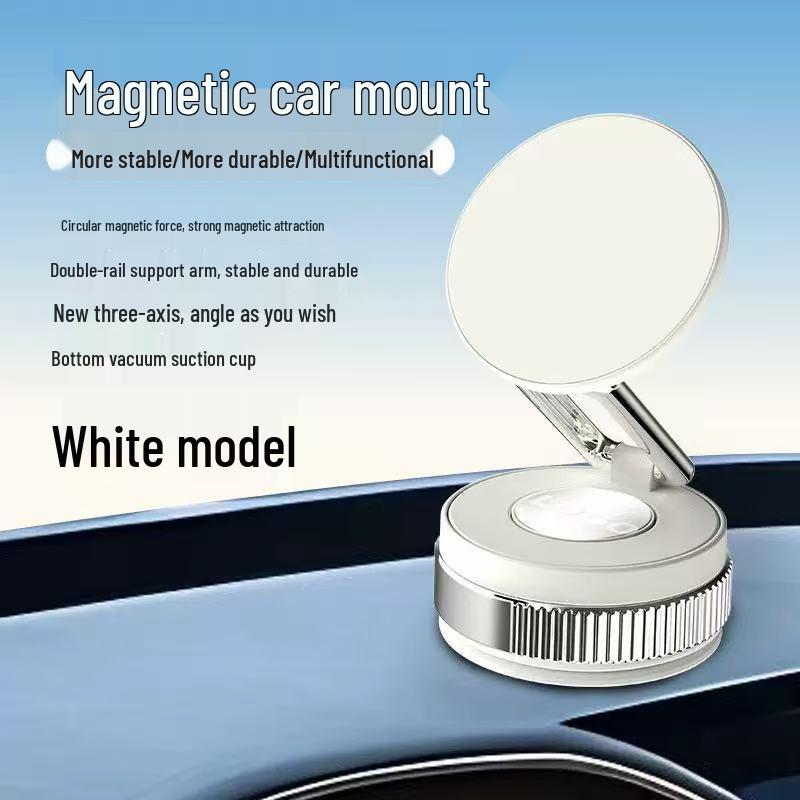 Magnetischer Vakuum-Saug-Autohalter mit drehbarem und klappbarem Anti-Shake-Ständer