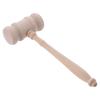 Holzhammer und Holzklotz Set für Richter Anwalt Auktion Handgefertigter Holzhammer