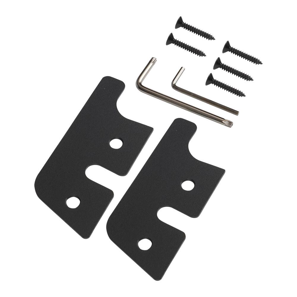 2Pcs Metal Sun Visor Clips Set Black For 2018-2023 Jeep Wrangler JL JT Gladiator