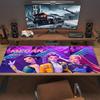 Cacciatori di Demoni Kpop Colore Tappetino Mouse Grande Tavolo da Gioco Cuscino Antiscivolo Laptop Tablet Tappetino Mouse Grande Tappetino XXL Mini PC Tappetino da Gioco Con Bordo Lock