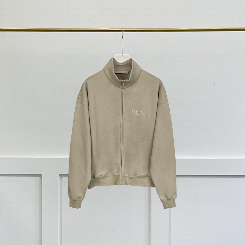 Men's Fleece-Lined Stand Collar Zipper Jacket - Autumn/Winter Essentials