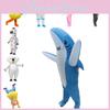 Shark Flamingo Clown Pig Koala Animal Inflatable Suit Cosplay Halloween Party