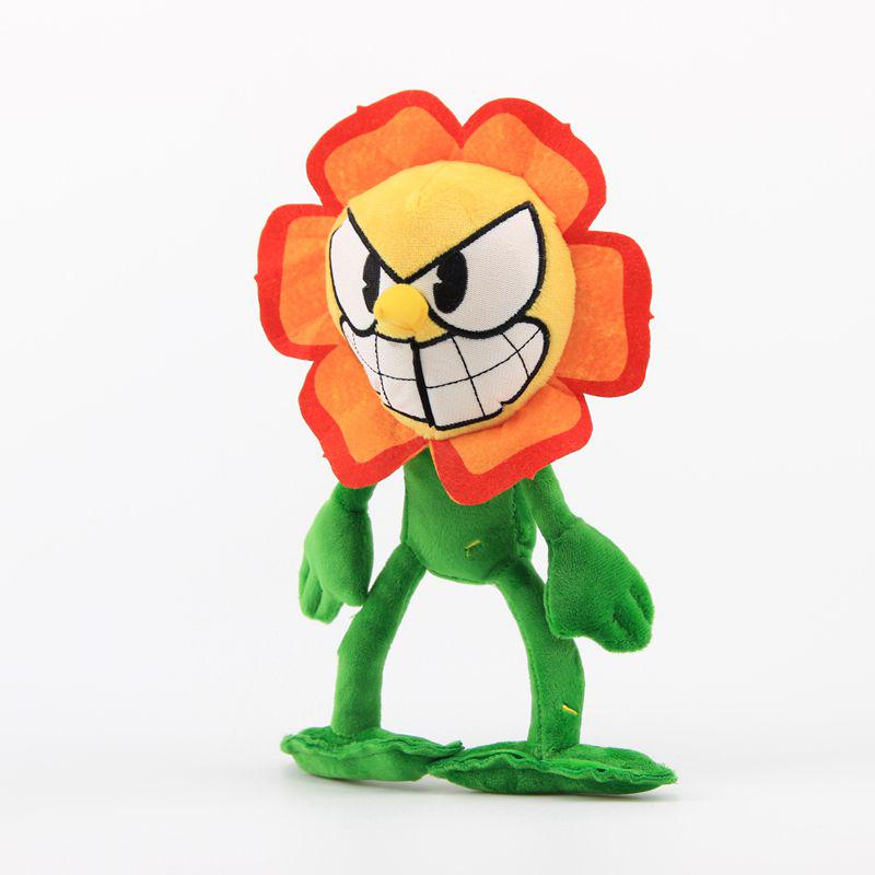 Cagney Carnation Cuphead 10" Authentic Plush New Series 2 Soft And Premium Quality Toy