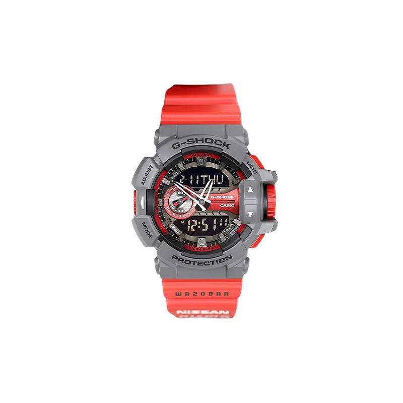 

Casio G-SHOCK x nismo 2015 limited edition mineral strengthened glass mirror electronic movement resin strap Japanese and Korean watch GA-400-4BJF чорний