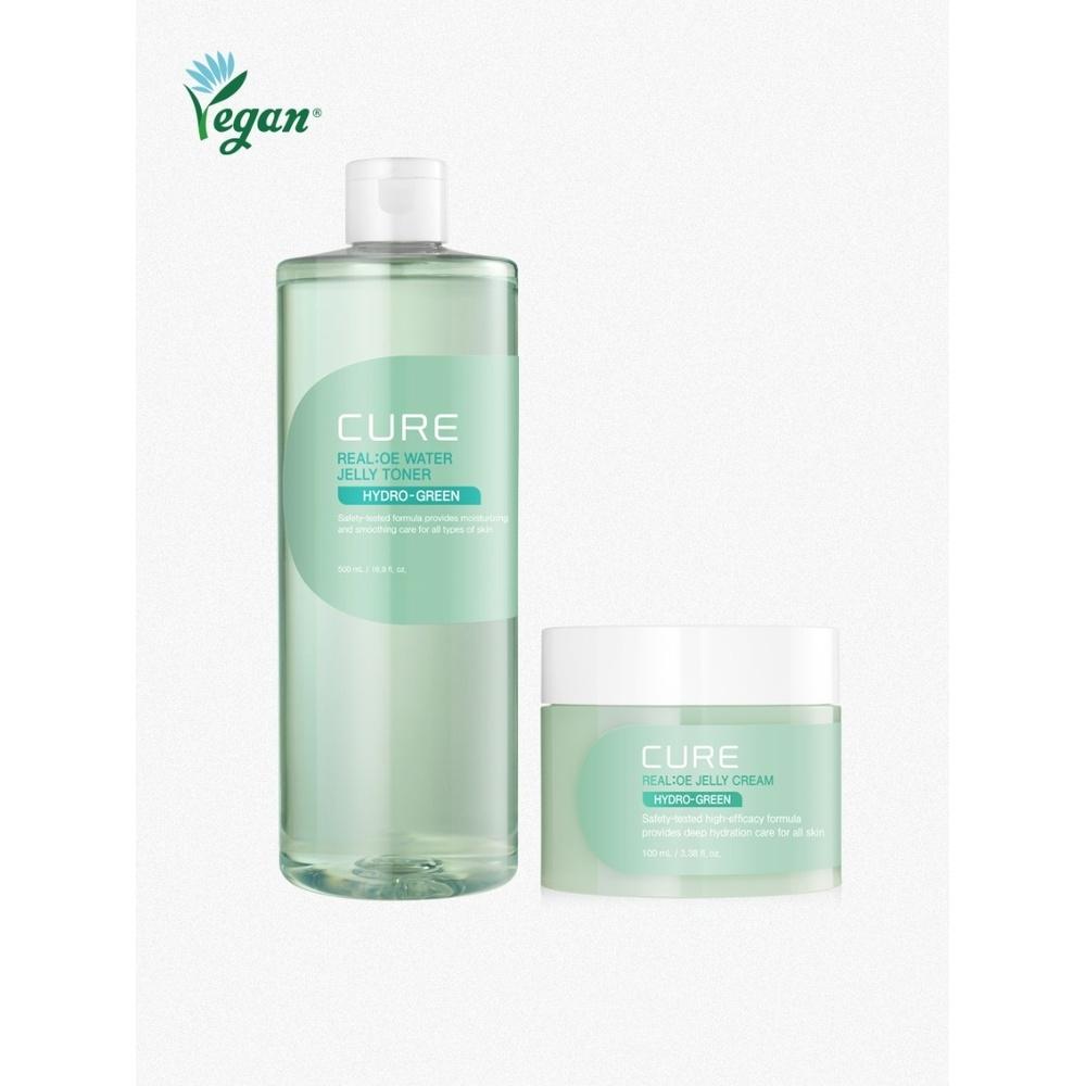Kim Jeong Moon Aloe Re:Aloe Jelly Toner & Cream Skincare Set
