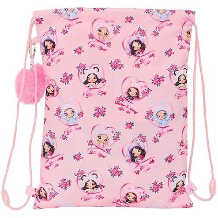 Płaski plecak junior SAFTA Nanana Fabulous 26x34 cm - Różowy - Multisport