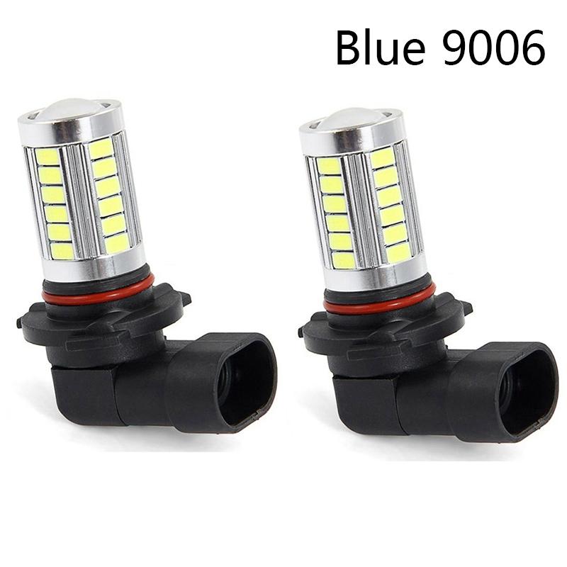 2Pcs Car H8 H11 LED 9005 9006 5630 33SMD Fog Lamp Auto Tail Brake Bulb Turn Signal Daytime Running Light Bulb