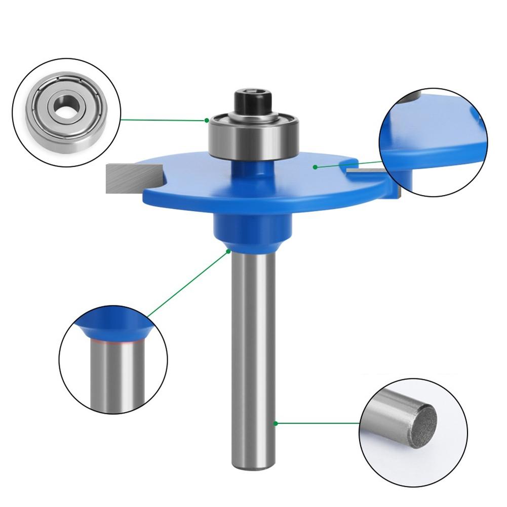 Shank Milling Cutter Steel T-Sloting Woodworking Workshop