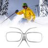 Ski Goggle Lens Insert Adjustable Ski and Snowboard Goggle Insert Adapter Flexible Bendable Inner Frame for Glasses Wearers