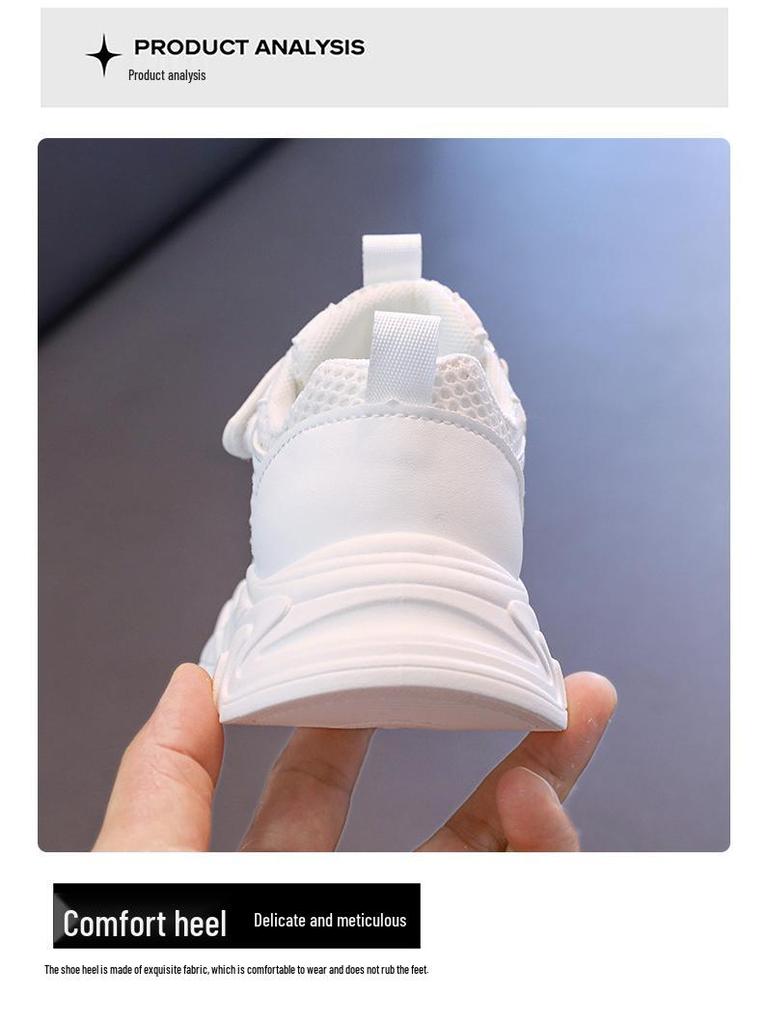 Kids' Sport Shoes 2026: Versatile White Mesh for Boys and Girls - Ideal for Spring and Summer