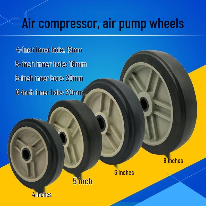4568 Inch Air Compressor Foam Cleaning and Inflation Pump with Plastic Wheel