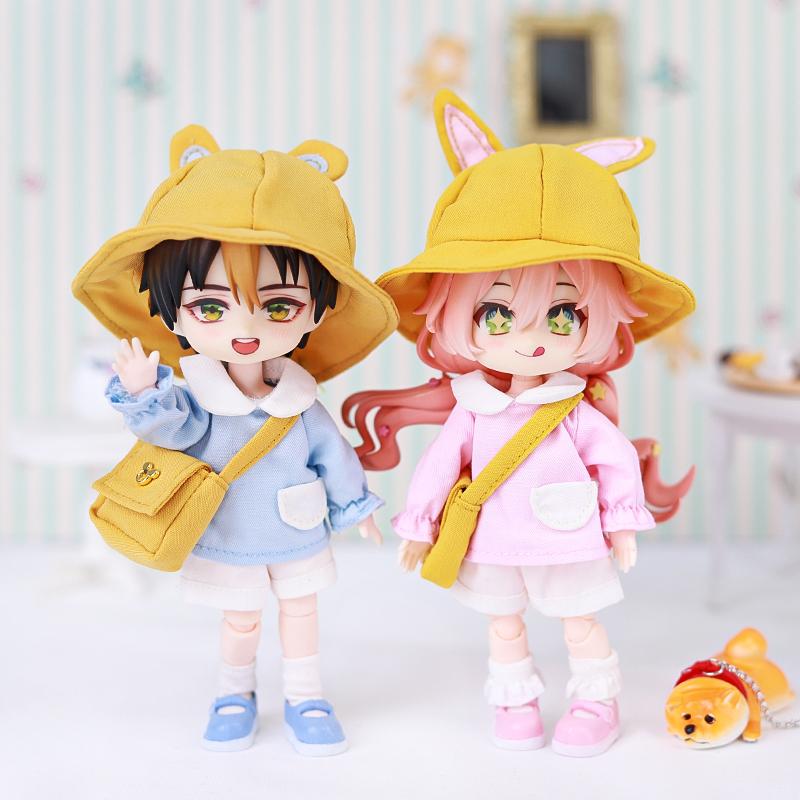 OB11 Clothes Cute Style Kindergarten Suit Boys And Girls Kindergarten Uniform Molly, GSC Body, 1/12bjd Doll Clothes Toy Clothing
