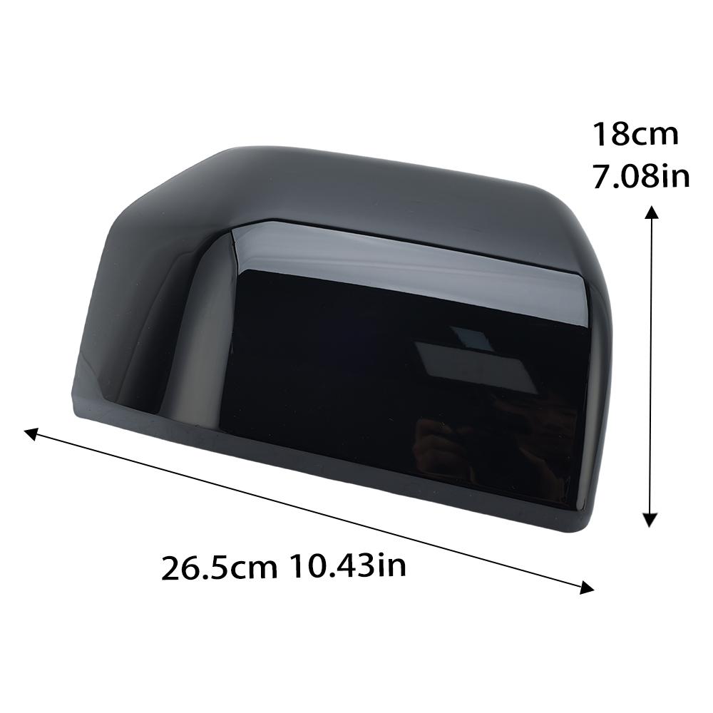 Sidobackspegelkåpa för Ford F150 2015- USA-version Glansig Svart med Spänne Sidobackspegelkåpa Biltillbehör