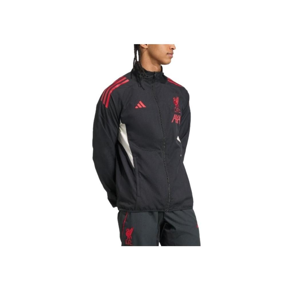 adidas Liverpool Football Match Stand Collar Jacket Men Jacket JV6572
