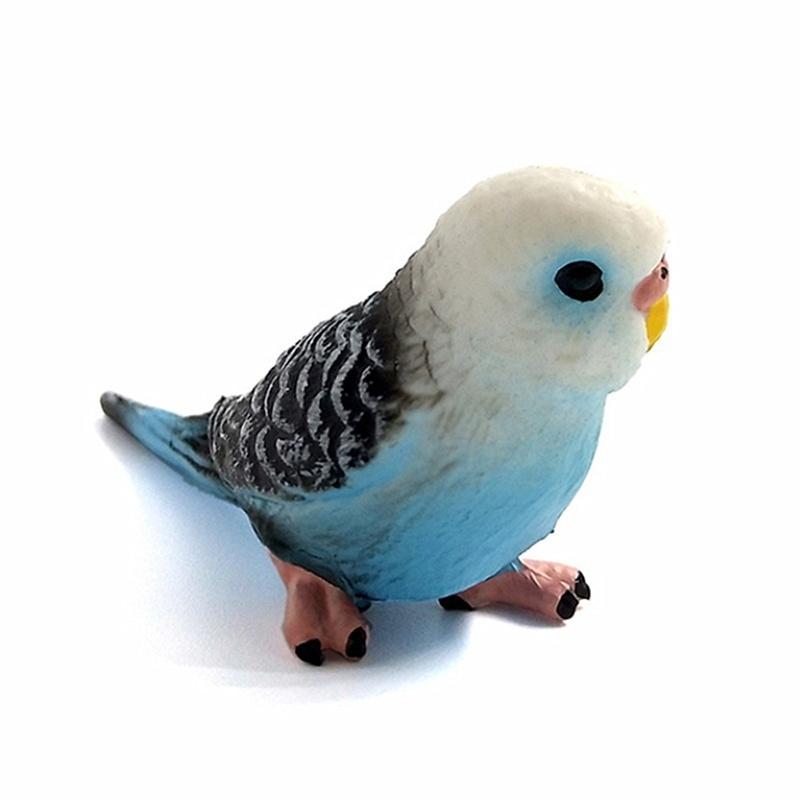 1PC Simulation Forest Parrot Mini Animal Model Miniature Landscape Ornament Dollhouse Decorations