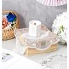 2Pcs Lace Doilies for Tables, Doilies for Furniture Handmade Embroidered Retro French Style, Floret Lace Vase Mats for Furniture Nightstand Room